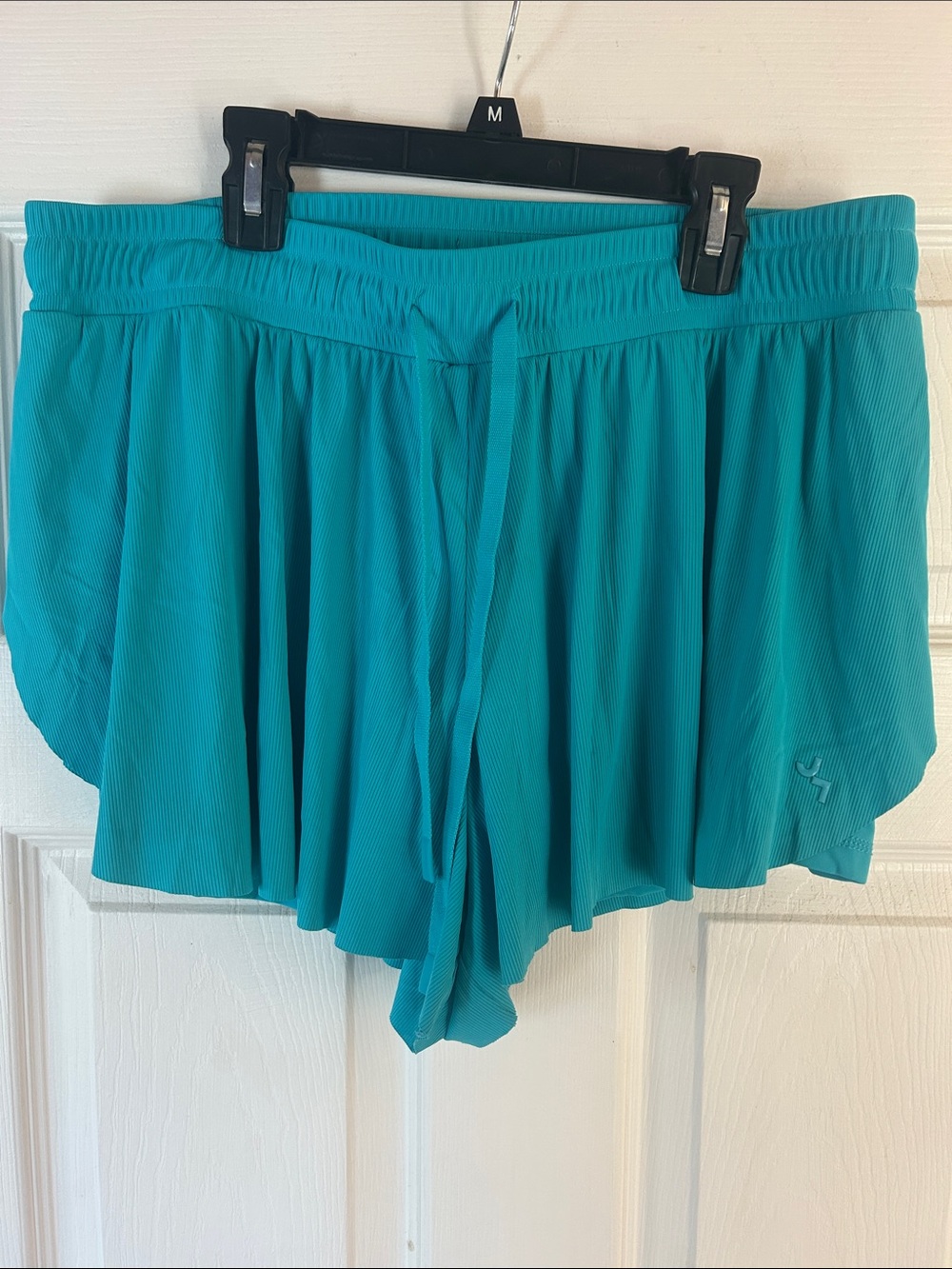 Women's JoyLab Teal Athletic Shorts with Elastic Waist and Drawstring